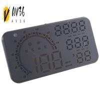 AV36-G11 HUD Head-Up Display GPS Car Display Speeding Alarm Driving Speed Universal Black Durable Easy To Use