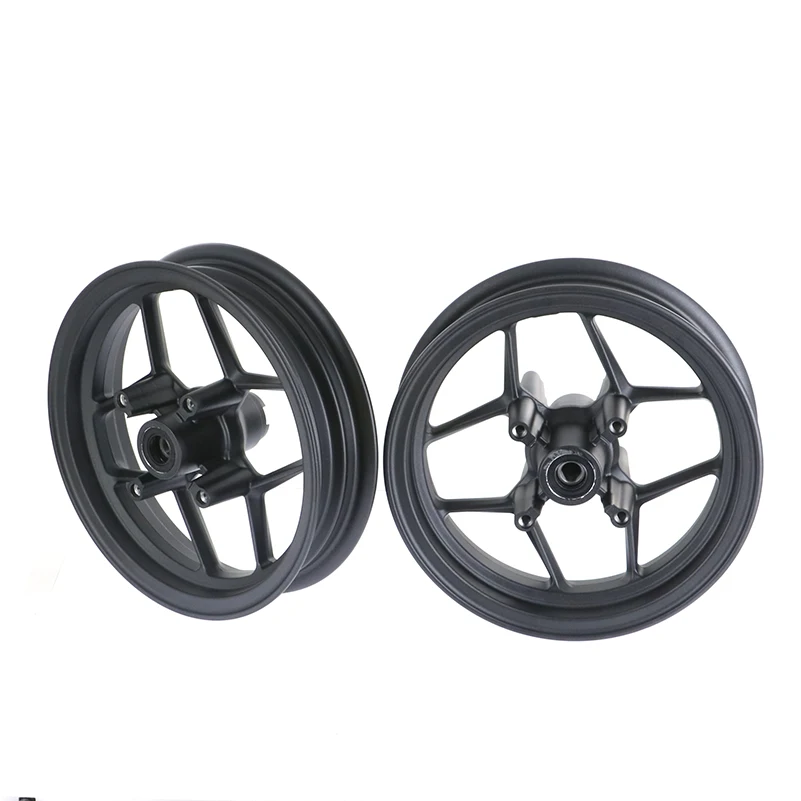 

10inch Front 2.15-10 and Rear 2.50-10 4 fitting hole Rims Refitting for Dirt bike Pit Bike Vacuum Wheel