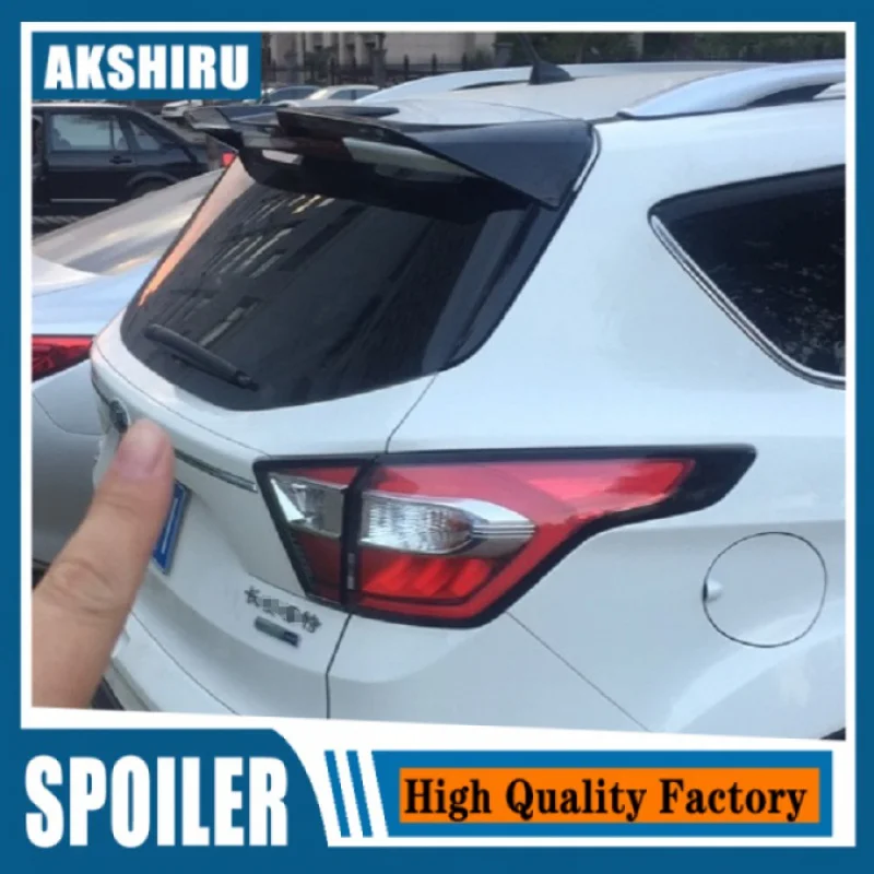 For Escape Ford Kuga Spoiler 2016 2017 2018 2019 ST Style ABS Material Unpainted Color Rear Roof Spoiler Trunk Lip Wing