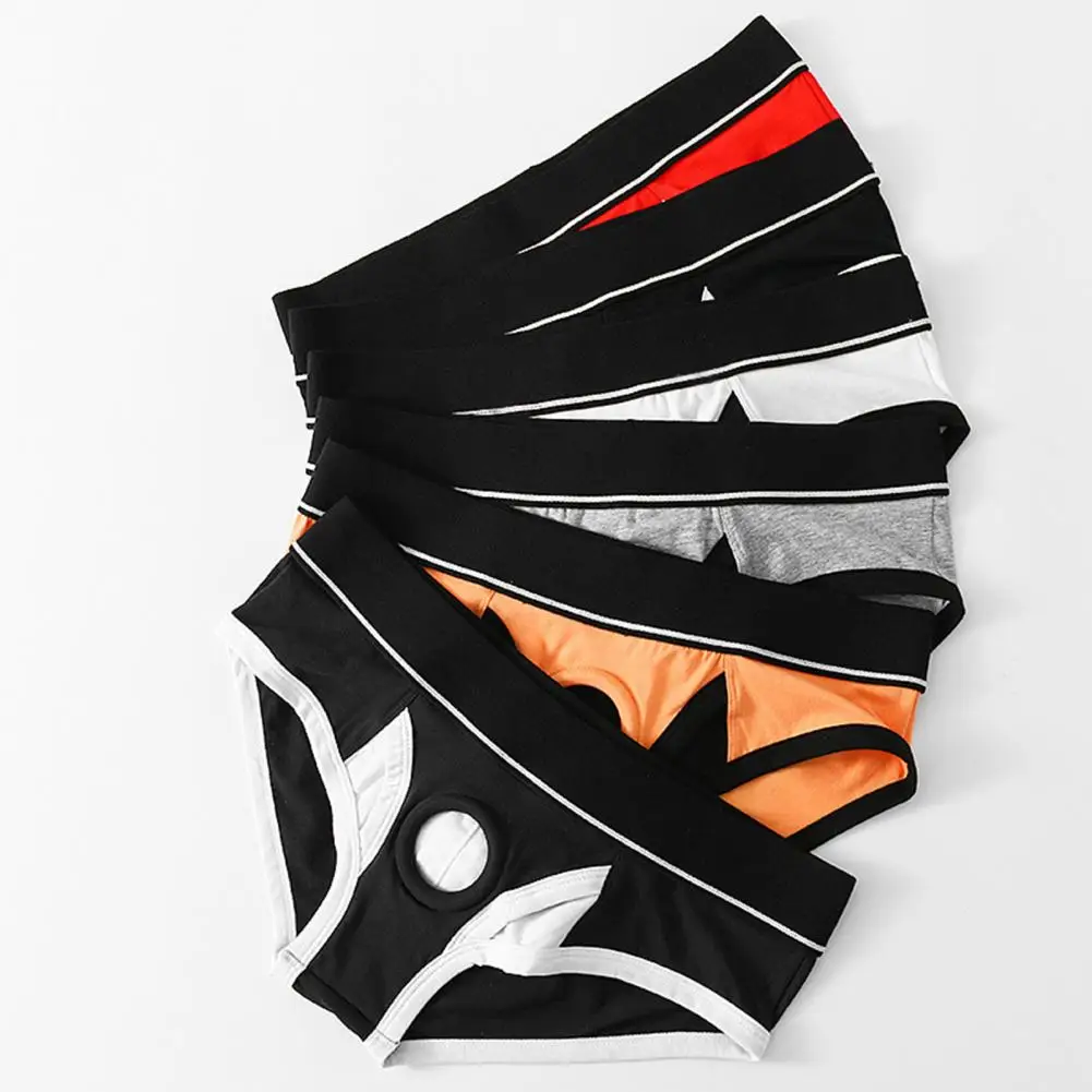 سراويل داخلية للرجال مع حقيبة ثلاثية الأبعاد مريحة تناسب سراويل داخلية عالية المرونة قابلة للتنفس ملابس داخلية ذات أسلاك ناعمة للرجال