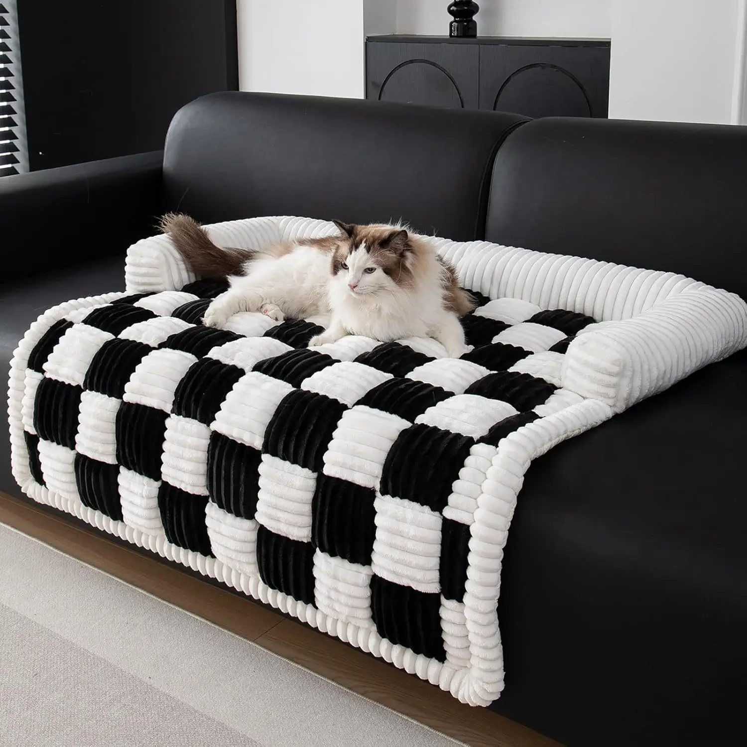 Washable Thickened Luxury Dog & Cat Bed Blanket Warm Plush Soft Fluffy Breathable High Quality - view 3