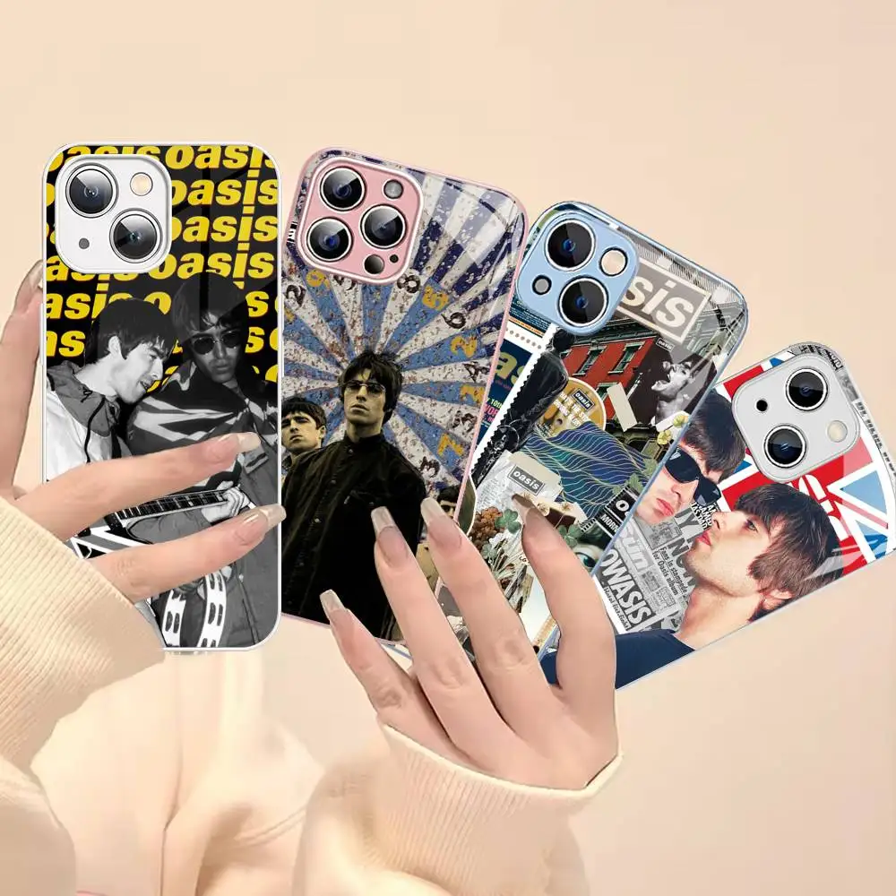 

Classic Rock Band O-Oasis For IPhone 14 13 12 Mini 11 Pro XS Max X XR 14 Plus Tempered Glass Cover