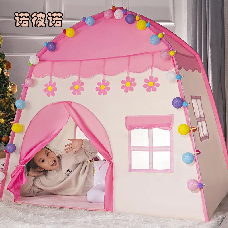 Children's Flower Tent Game House Indoor Boys And Girls Princess Castle Villa Secret Base Toys Wholesale