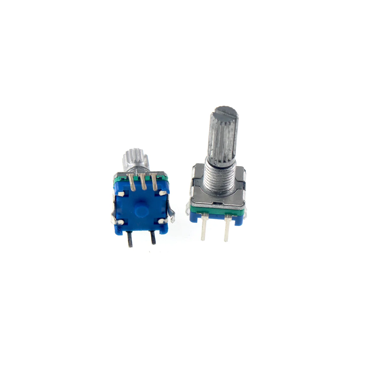 10Pcs Ec11 Encoder Schakelaar 10 15 20Mm Pruimenbloesem Volledige Handvat Half As 20 Bit Pulse Digitale signaal Potentiometer