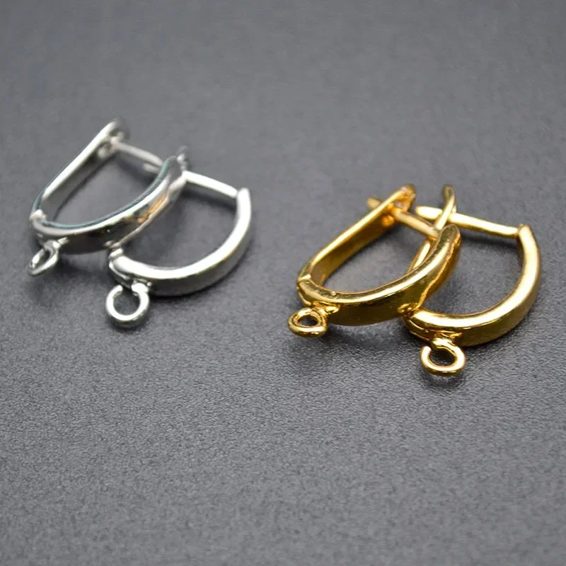 

Jewelry Findings 30pcs/lot Nickle Free Anti Rust Color Remain Metal Earring Hooks Clasp Women Handmade DIY Earrings Accessories