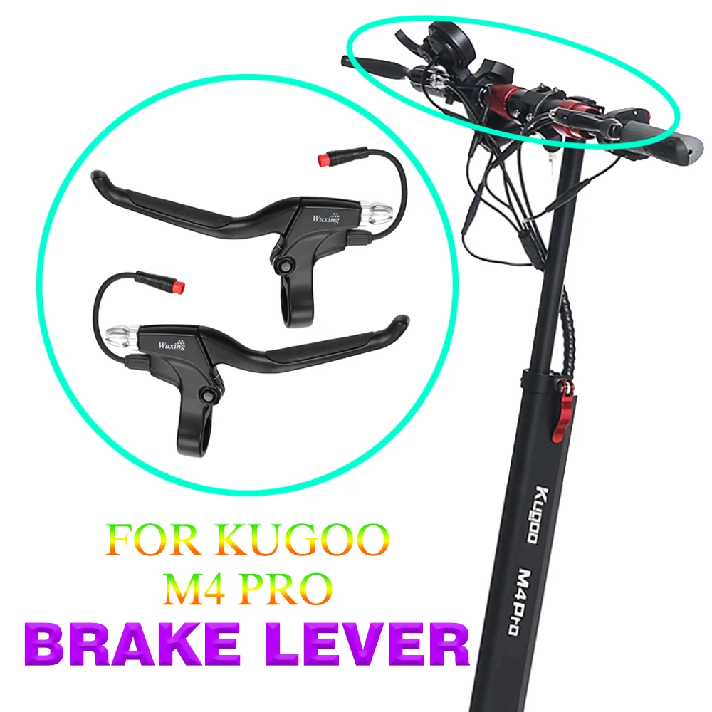 

Для KUGOO M4 PRO Kick Scooter E-Bike Ручка из алюминиевого сплава Сменная ручка Новый скутер Тормозная ручка Тормозной рычаг 1 шт. Electri