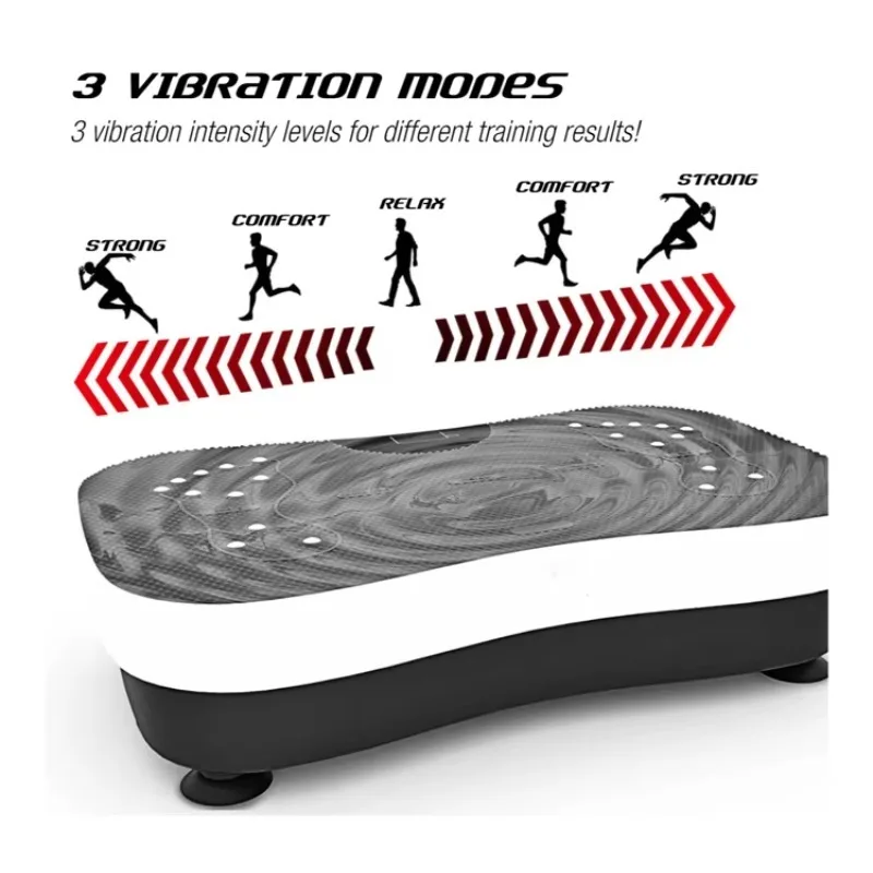 آلة تمرين لوحة اهتزاز الجسم، لوحة اهتزاز صغيرة، تمرين الجسم، منصة اهتزاز منزلية #6