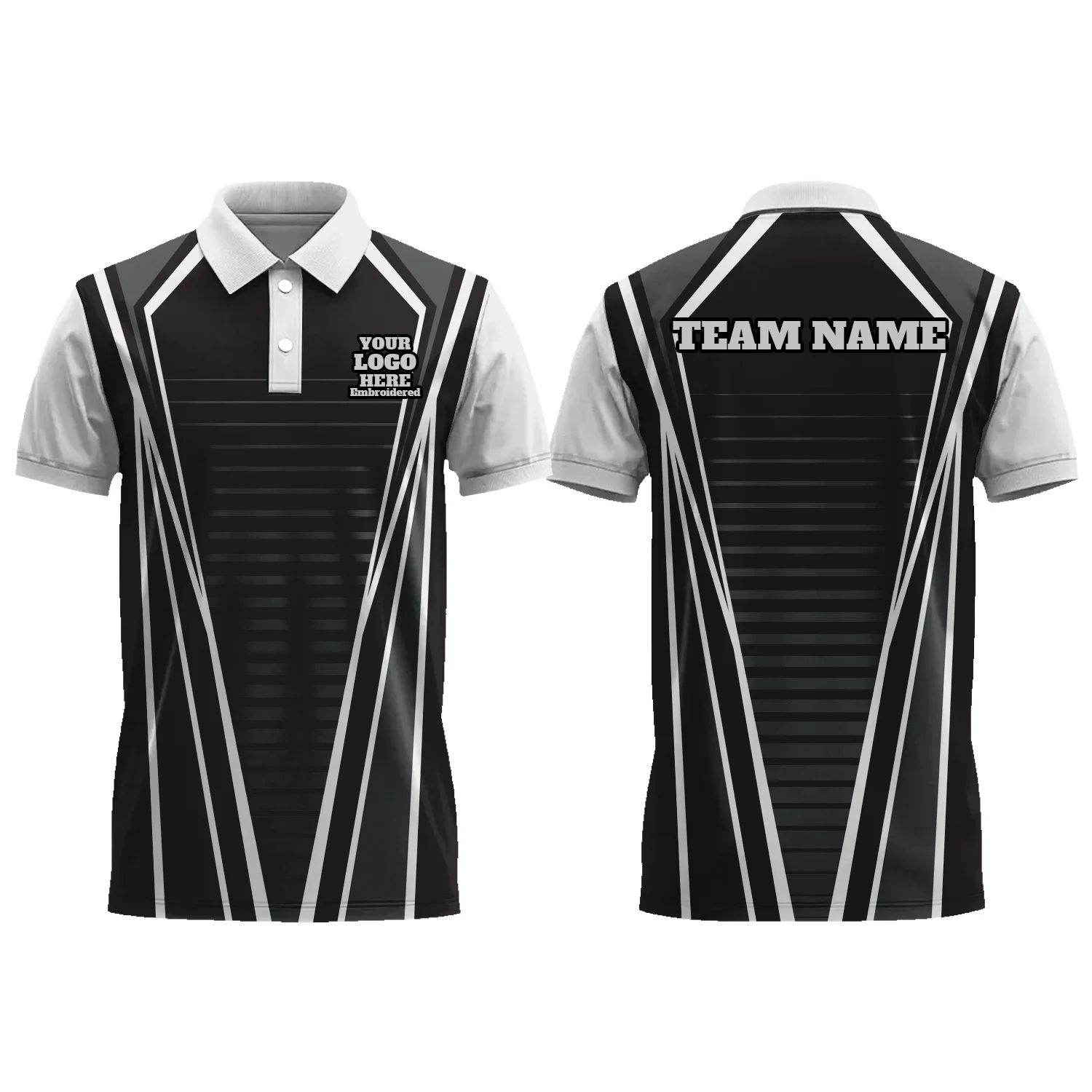 Personalized Men Women Polo Shirt Slim Fit Golf Jersey Design Your Own Text Logo