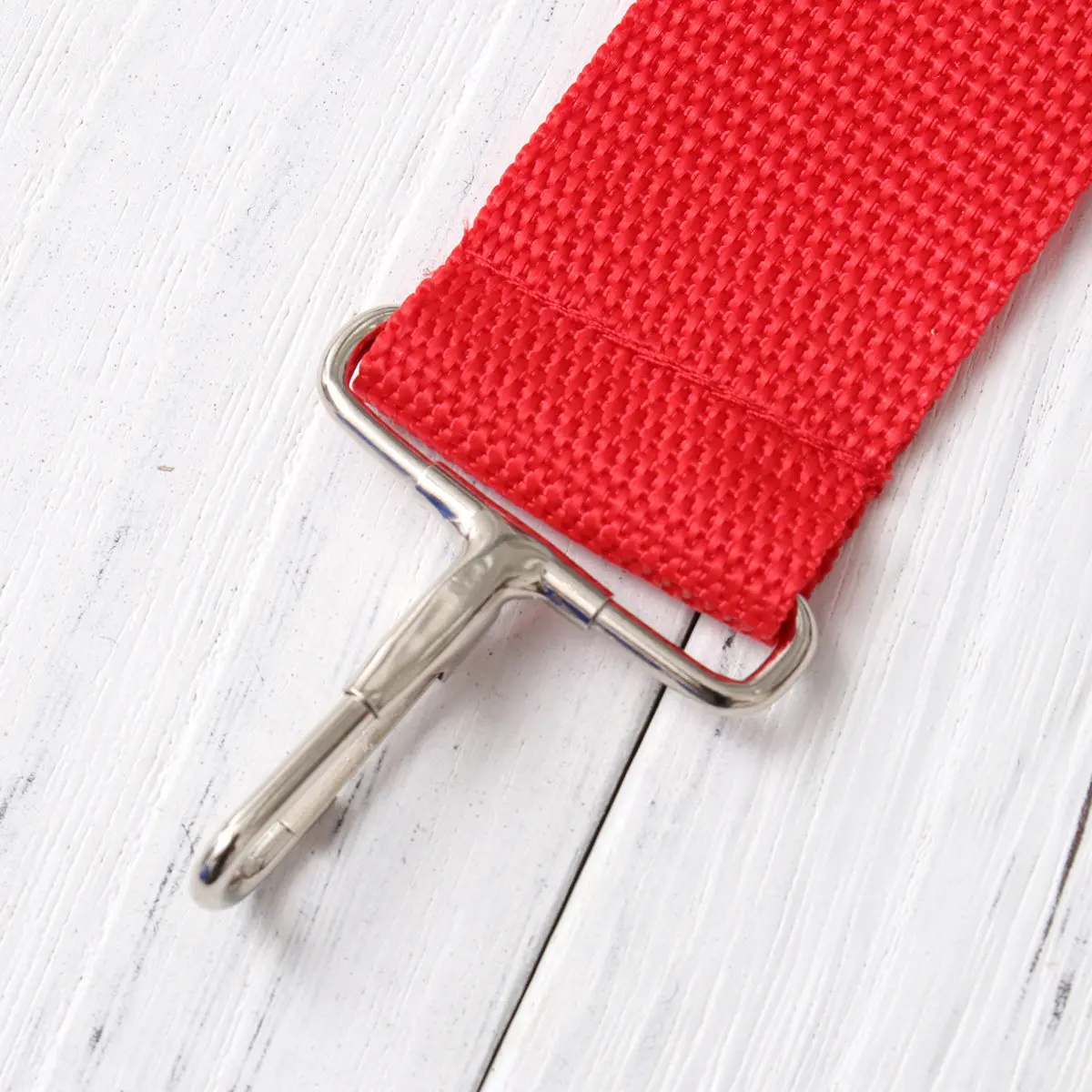 Correa de nailon para tambor redondo con gancho metálico rojo ajustable para tambor de desfile, Djembe, Ashiko, Bougarabou, tambor africano, cómoda y resistente