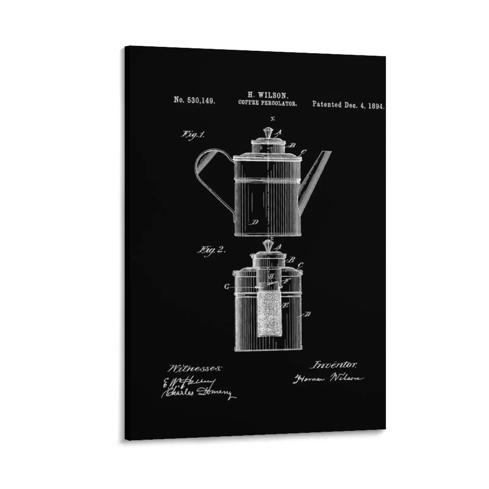 

COFFEE PERCOLATOR Canvas Painting Luxury living room decoration wall decor home decorations art mural