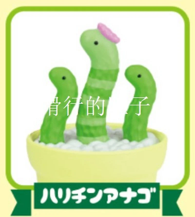 Authentische japanische Yell-Gachapon der Serie „Kaktustiere“ – bezaubernde saftige Kreaturfiguren (trendige Schreibtischdekoration).