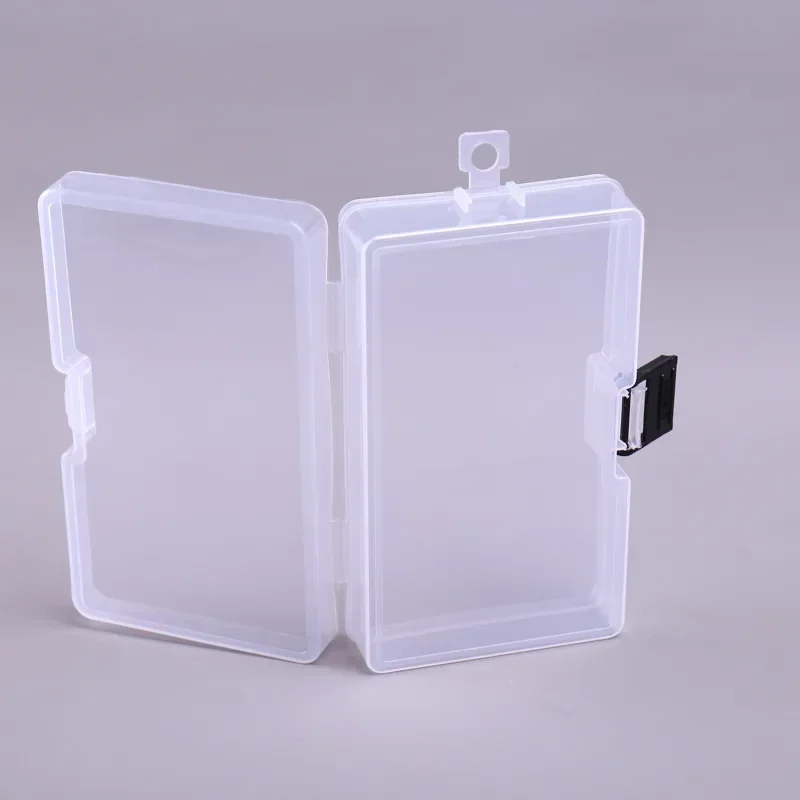 Transparent PP Storage Box, Plastic Tool Organizer Container for Screw, Jewelry, Sewing Accessories, Small Component Case