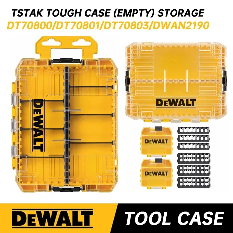 DEWALT TSTAK, жесткая подставка для хранения, аксессуары для электроинструментов, отвертка, бита, чехол DT70801, DT70801, DWAN2190, N542474