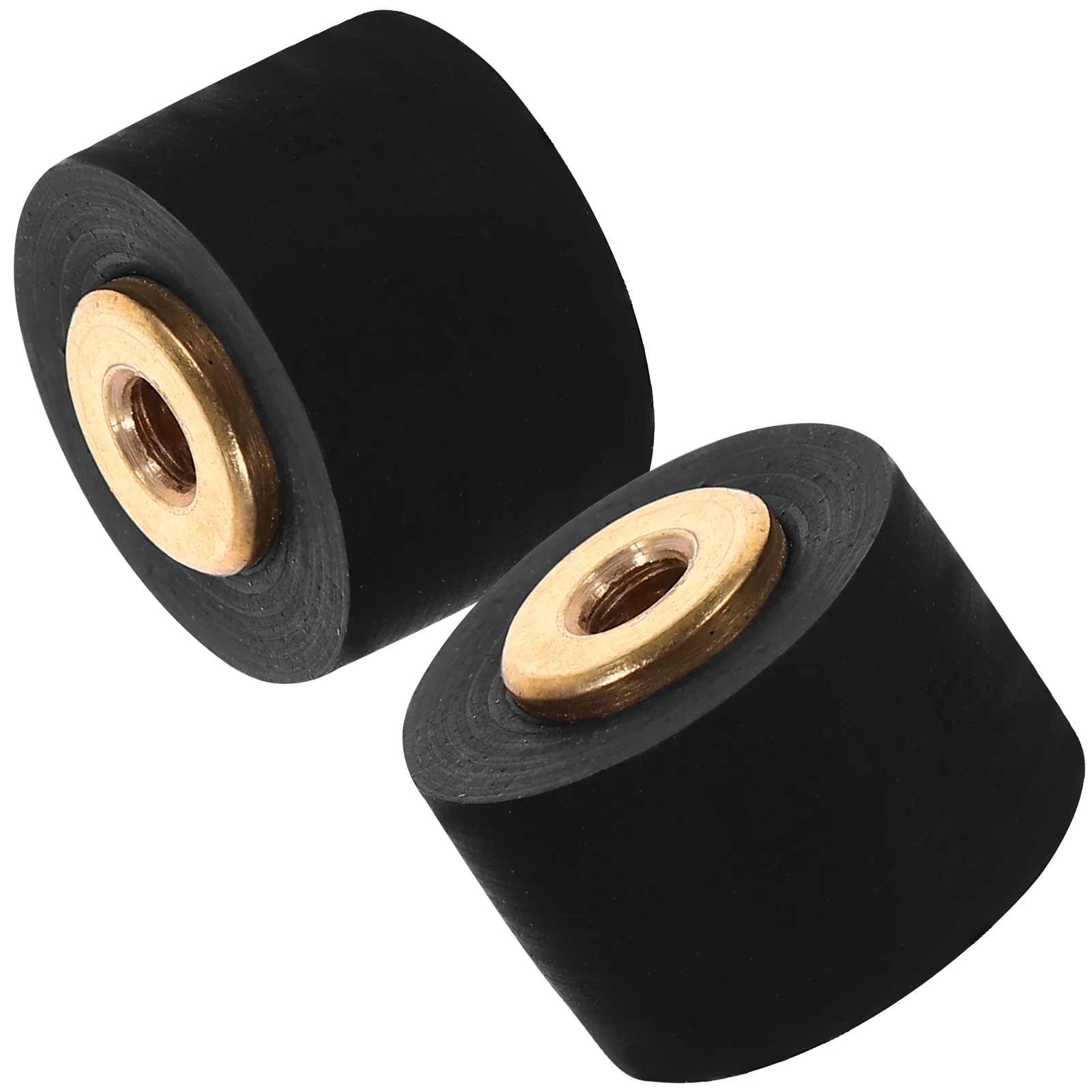 2Pcs Pinch Roller 10mm Pulley Wheel for Recorder Radio Tape Audio Repair Maintenance Durable Rubber Material Pinch Roller