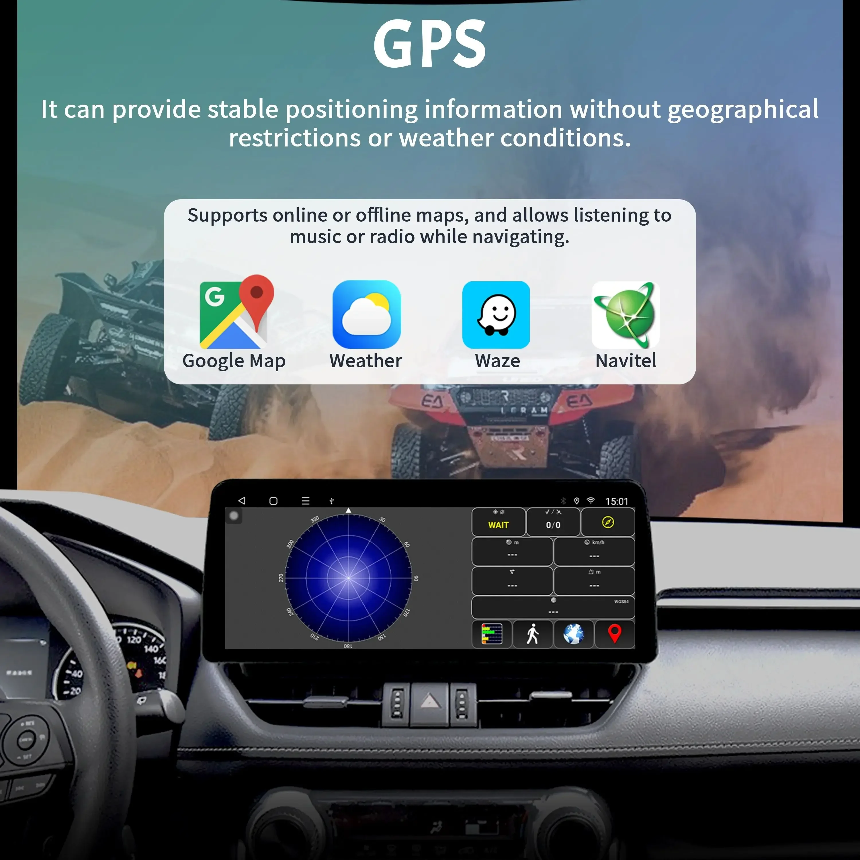 Autoradio da 12.3 pollici per Peugeot 4008 5008 3008 2016-2022 Navigazione multimediale 4G GPS Wireless BT Carplay Stereo Touch Screen