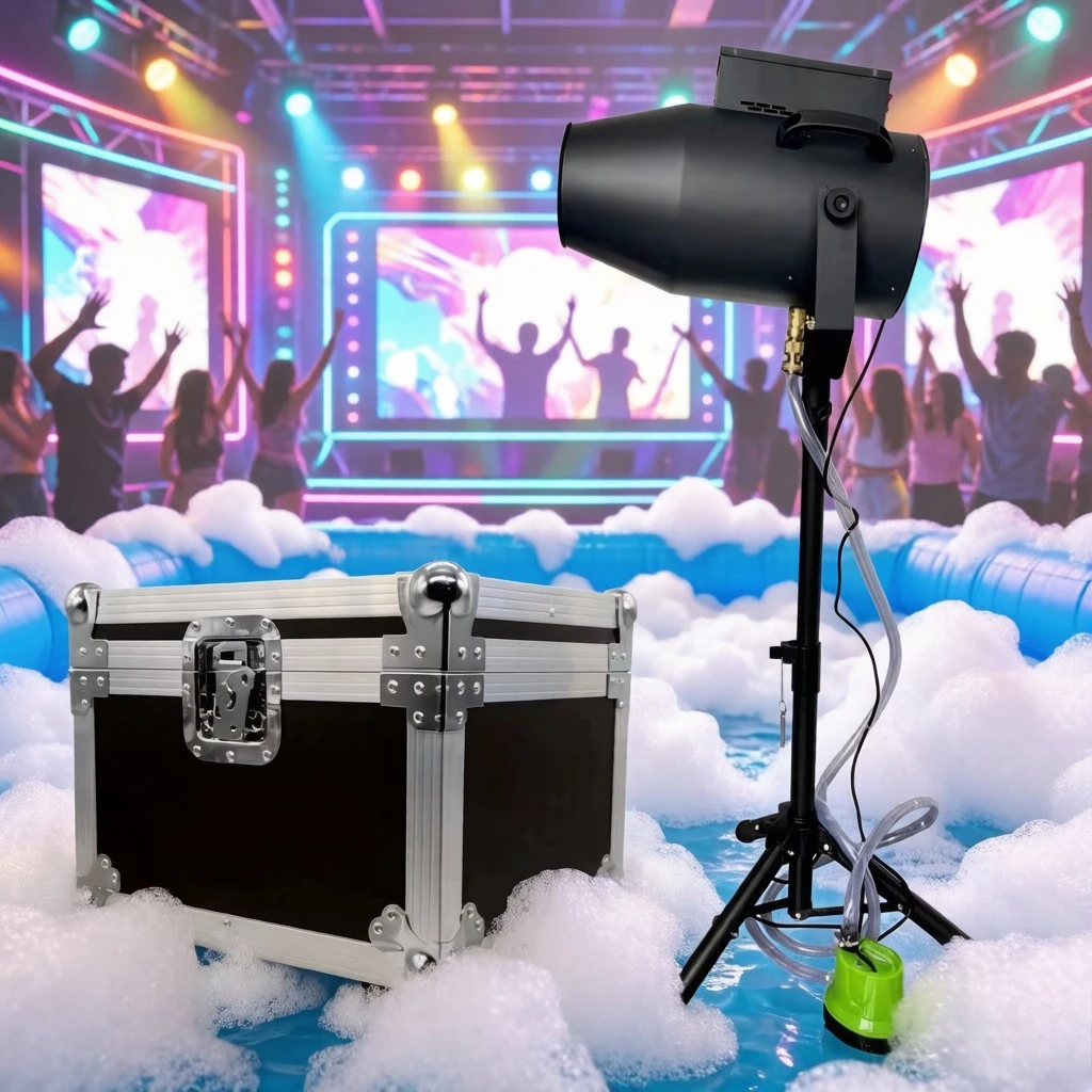 

Профессиональная высокомощная пенная машина 1000 Вт для сцены, вечеринок, мероприятий, DJ-шоу, свадеб, пеногенератор для спецэффектов