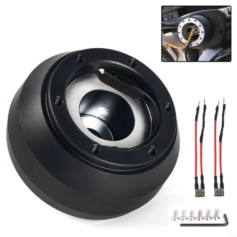 M76E 125H Lenkradnabenadapter für mehrere Modelle 125H Aluminium-Lenkrad-Kurznabenadapter Schnellspanner – Detail 9