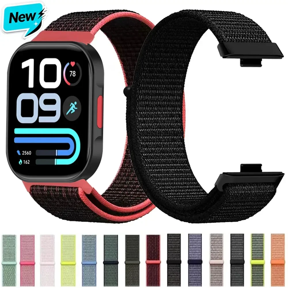 Nylon Loop Strap for Xiaomi Mi Band 10/9/8 Pro Smart Band Comfortable Watchband for Redmi Watch 4-5-6/6 Active-Lite Accessories