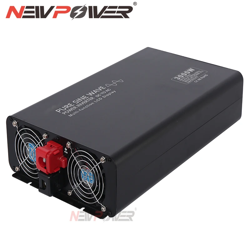 Remote control pure sine wave inverter 12v 24v 36v 48v 60v 72v 84V dc to ac 100v 110v 220v 3000W Best seller trendy LCD display