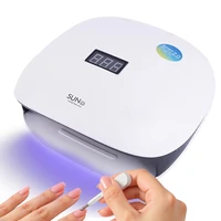 Lámpara de uñas profesional para manicura con 4 temporizadores, lámpara LED UV de 48W para uñas, esmalte de uñas de Gel de curado rápido para salón