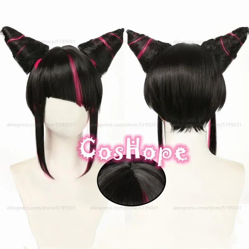 Han JRI cosplay wig black rose red wig anime cosplay wigs heat resistant synthetic wigs Halloween