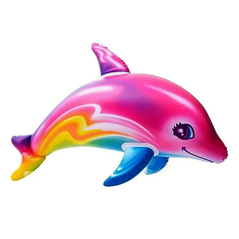 Golfinho inflável tubarão crianças piscina festa brinquedo colorido golfinho flutuante água praia esportes presente das crianças brinquedo inflável