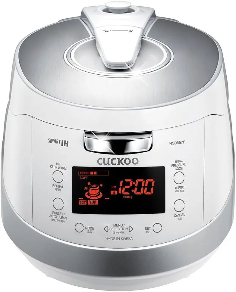 Induction Heating Pressure Rice Cooker – 18 built-in programs including Glutinous, GABA, Mixed, Sushi and more, Non-Stick Coatin