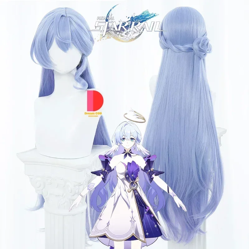 Робин Косплей Костюм Парик Платье Honkai Star Rail Униформа Головные Уборы Серьги Певица Хэллоуин Вечеринка Женский Реквизит Мода # 1 # В.