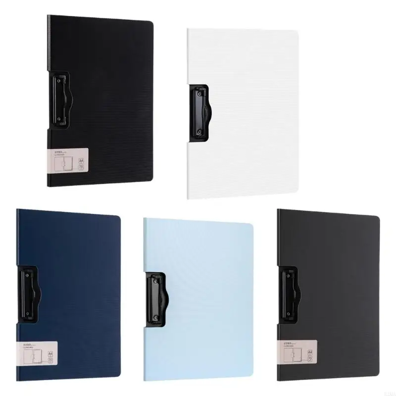 

File Organiser Clipboard with Double Metal Clip Standard Size Flipping Clipboard Document Folder For Office School