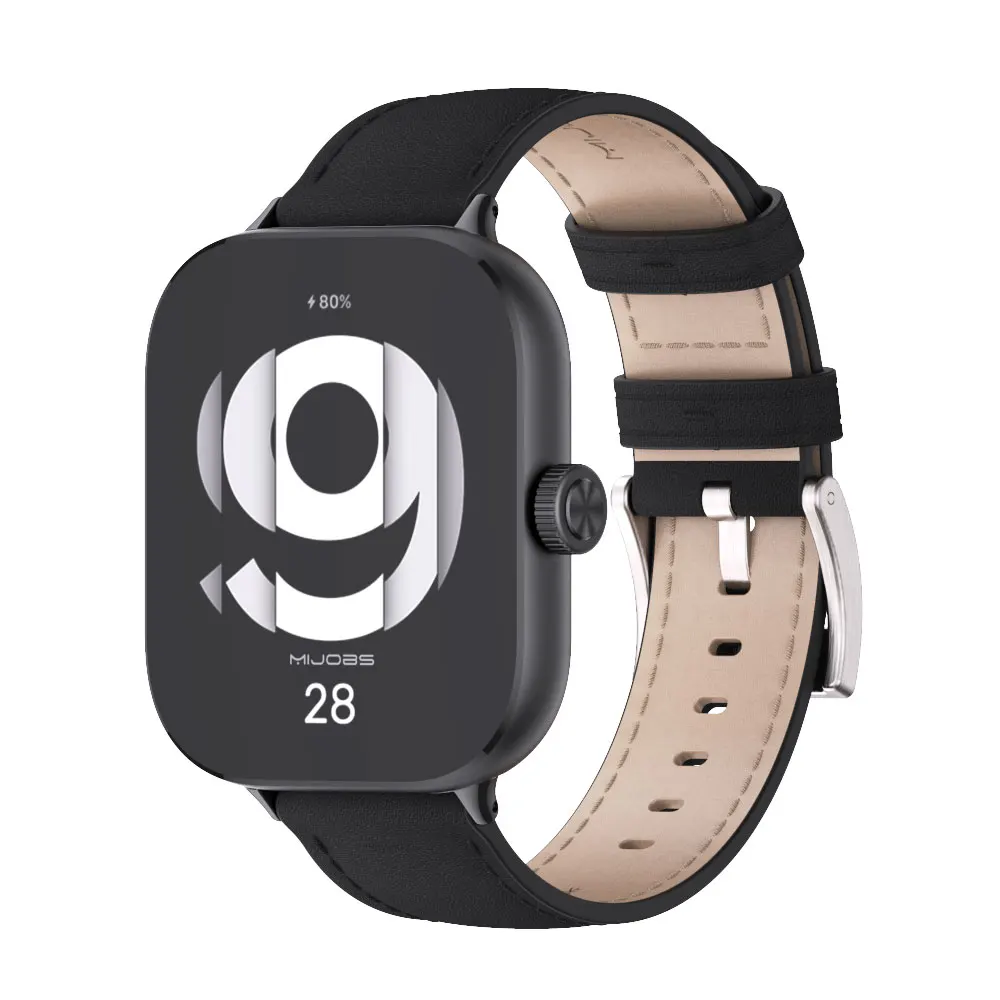 حزام ساعة ذكية جلدية لساعة Redmi 3 Redmi 5 4 ، معصمه ل شاومي ، الفرقة النشطة ، حزام استبدال