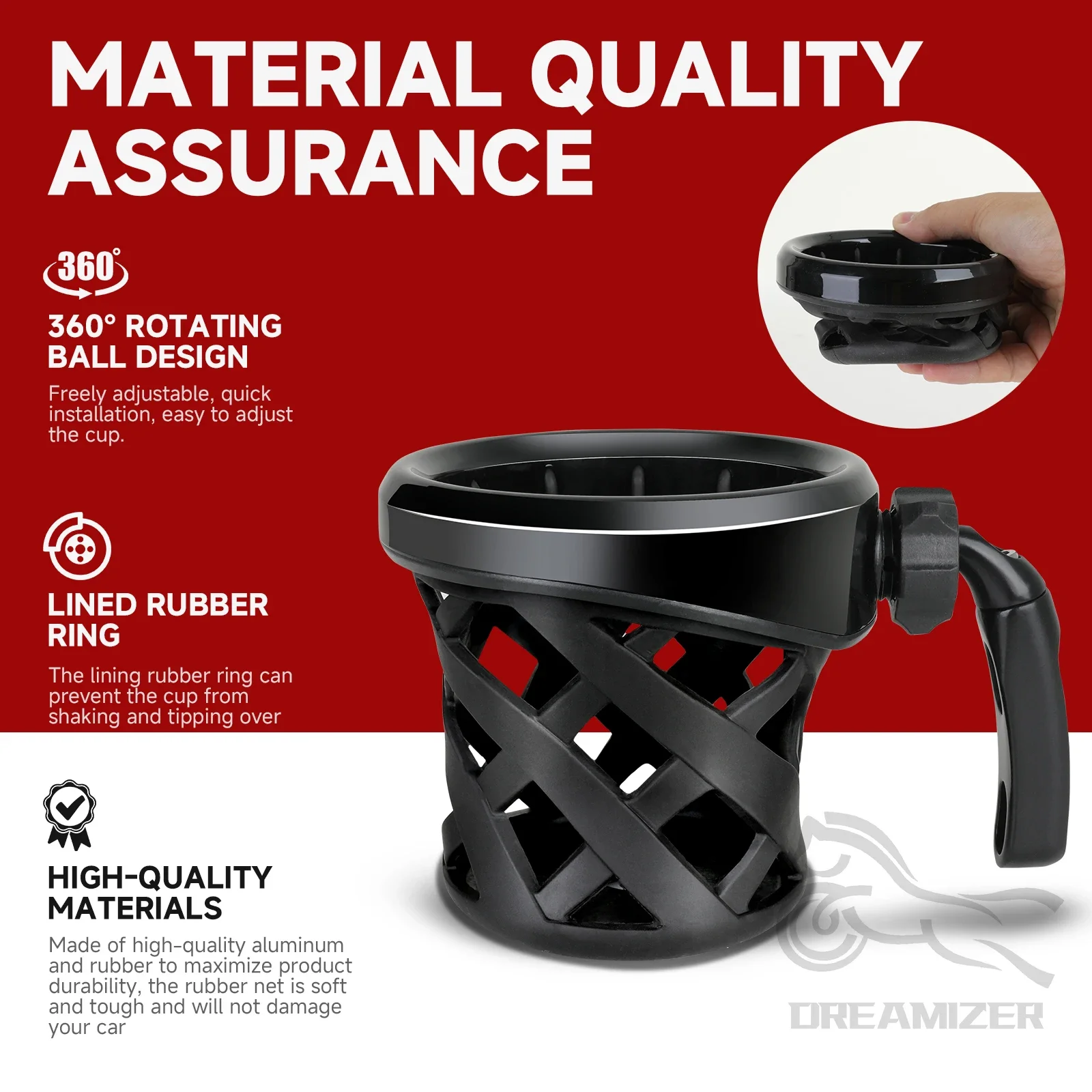 Держатель для чашки мотоцикла, руль, бутылка для напитков, кронштейн для чашки, установленный для Harley Road Glide Electra Glide Dyna Softail XL883 FLHR