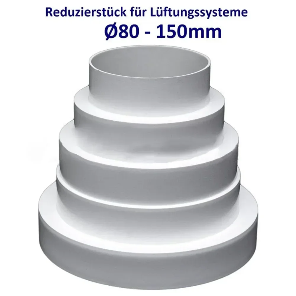 

Duct Reducer For Ventilation Systems 80 To 150mm Diameter Round Tube Resistant To Heat, And Wear, Ensuring Long-term Performance