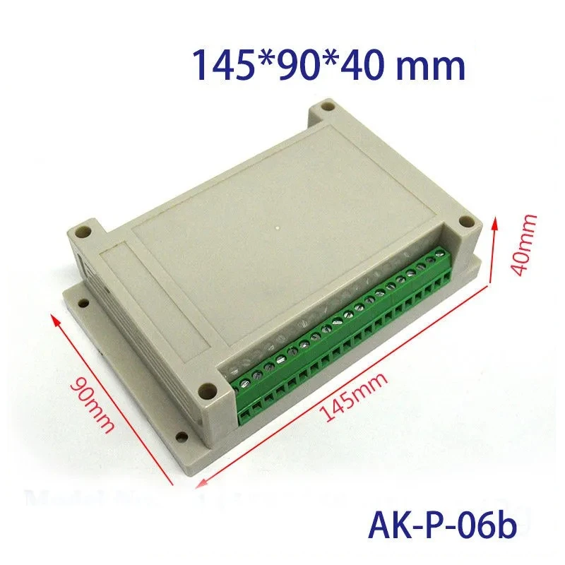 for P-06b Rail Type Control Switch Shell PLC Industrial Control Box Plastic Instrument Enclosure Case