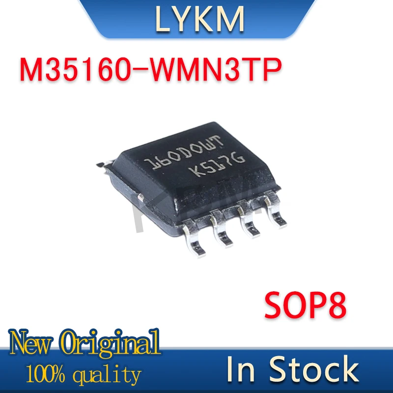 

1/PCS New Original M35160-WMN3TP 160DOWT 160D0WT SOP8 Auto instrument adjustment chip In Stock