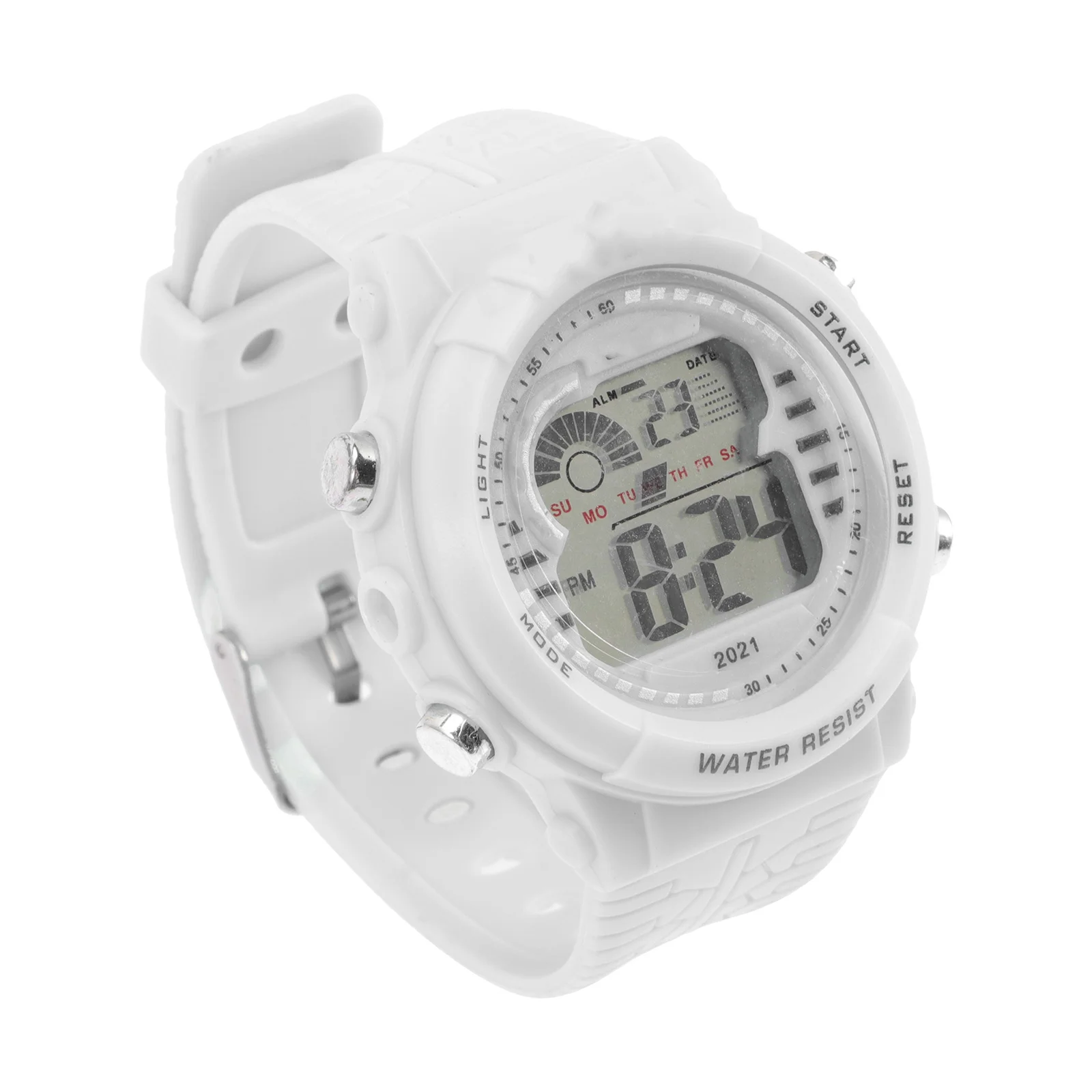 

Digital Sports Watch Waterproof Large Screen LED Watches ABS Plastic PU Resin Mirror Chic Design Long Service Life