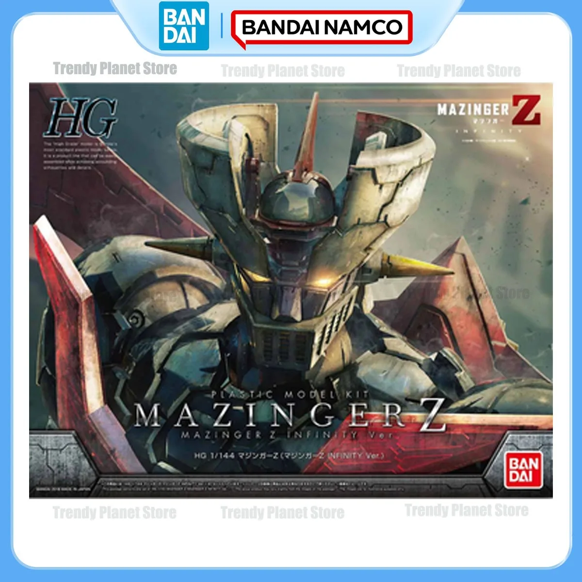 

In Stock Bandai Mazinger Z Infinity HG 1/144 Model Kit Buildable Action Figure The Ultimate Super Robot Christmas Gift for Boys