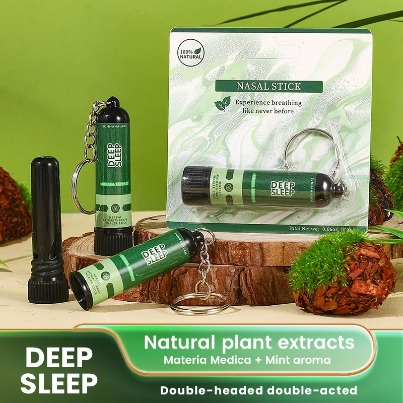 

Nasal Inhaler Stick: Refresh & Revive, Minty Cool Oil for Anti-Fatigue and Nasal Relief