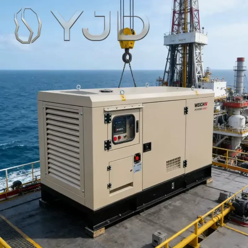 Smart Control System 20KW 80KW Silent Type Diesel Generator Soundproof Enclosure 60Hz 400V/220V Rated High Efficiency ATS