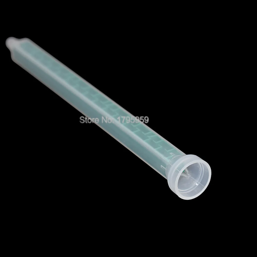 Static Mixing Nozzles AB Glues Mixer 186mm Epoxy Resin Adhesives Square Mixing Tube for 200ml 400ml 1:1 Two Component Cartridges