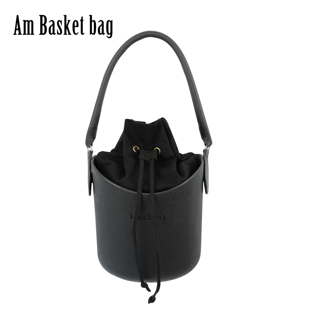 2022 New O Bag Style Ambag EVA Basket Bag Body with Handles Pure Color Insert Inner Women Girl Shoulder Messenger Totes Obag