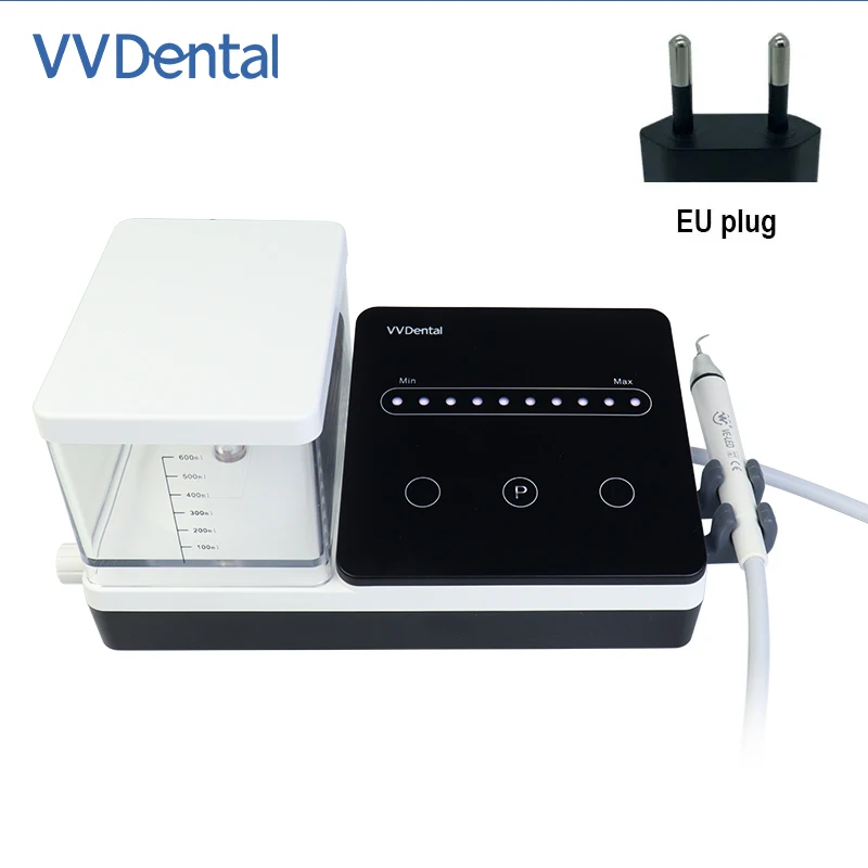 Vvdental Ultrasone Scaler Met Led Licht Handstuk En 10 Stuks Tips Tanden Reinigingsapparatuur Voor Het Schalen Van Parodontics Endodontische