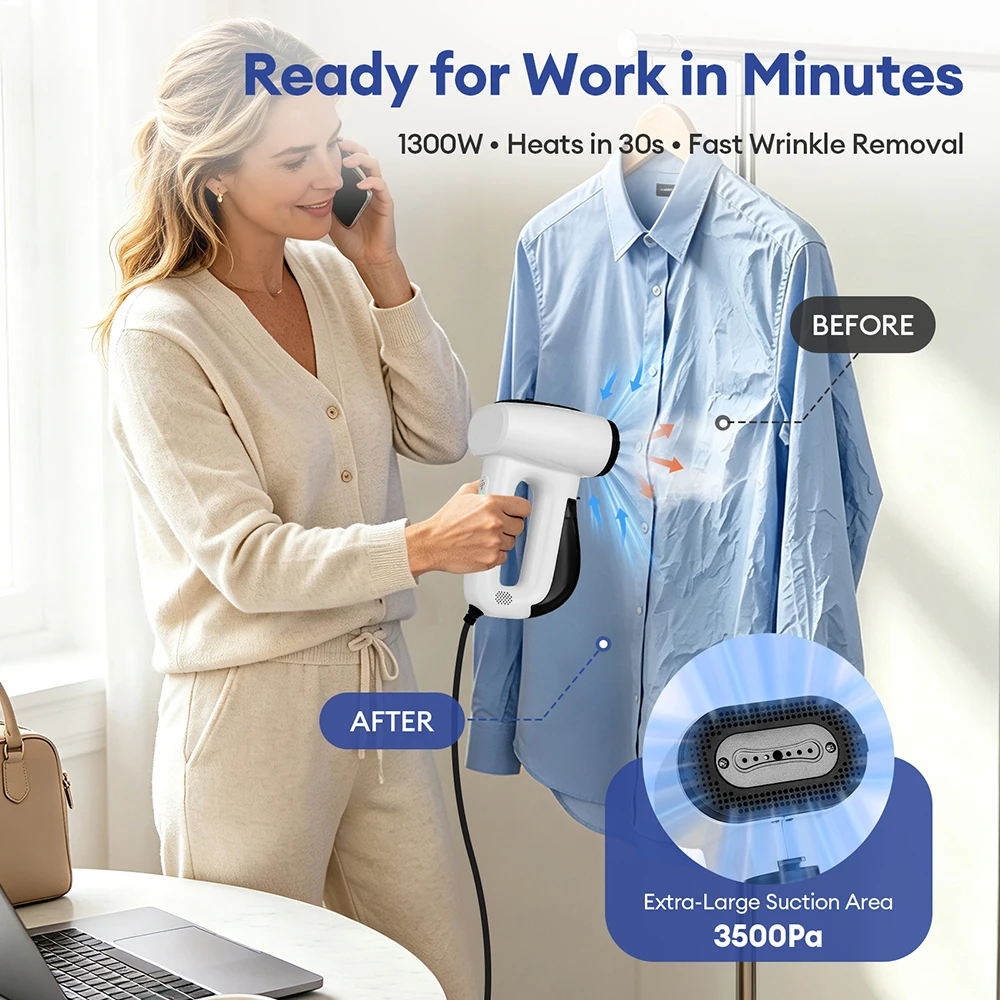 Thumbnail 3 - #14 Newest Handheld Garment Steamers