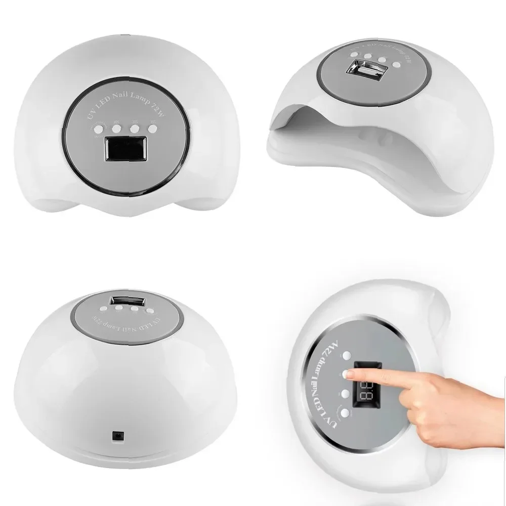 Professional Nail Lamp with Intelligent Sensor, Quick Dry UV LED Gel Polish Curing Light