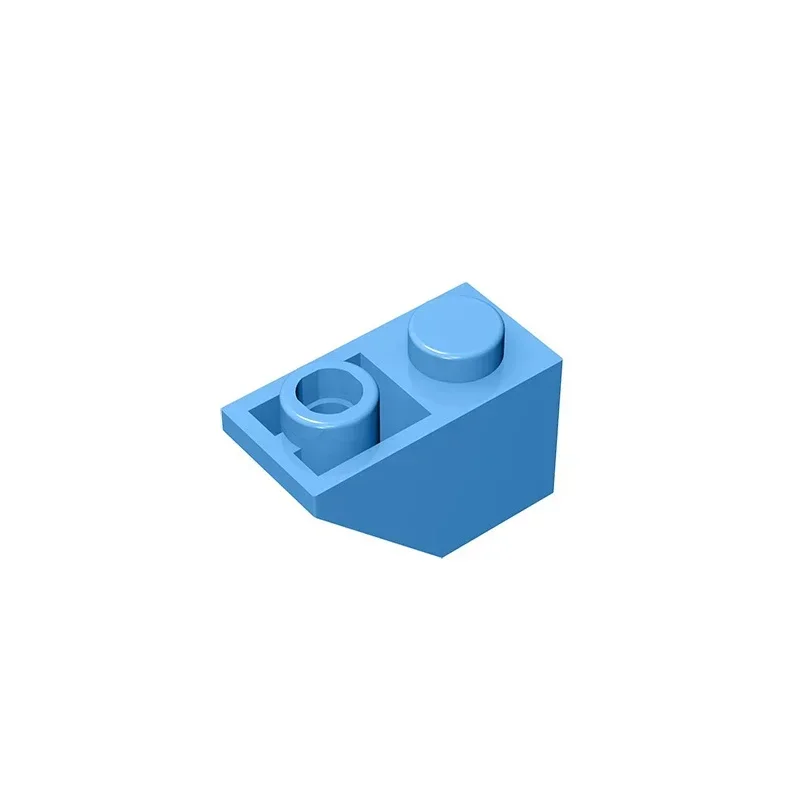 Gobricks 1 Pcs MOC Slope Inverted 2 x 1 Bricks Compatible With 3665 Model Building Blocks Kids Birthday Gifts Educational Toys