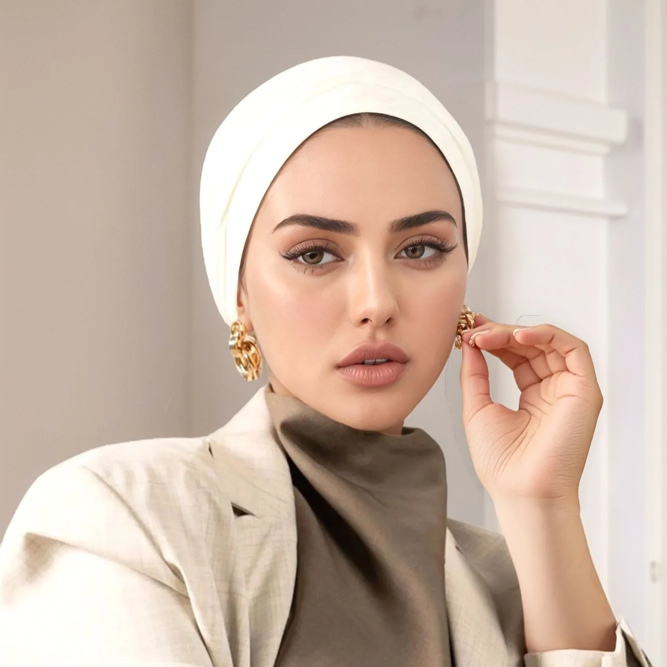 2026 New Muslim Headscarf Solid Color Underscarf Caps Fashion Instant Hijab Soft Stretch Turban Cap Islamic Underscarf