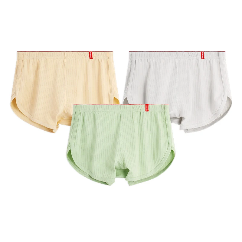 Herren locker sitzende Unterwäsche für Herren zu Hause tragen Boxer lässige Nachtwäsche Mode Mid Rise Herren unterwäsche