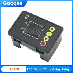 T2310 LED Digital Time Delay Relay Cycle Timer Control Switch Portable Adjustable Timing Relay Switches DC 12V AC110-220V
