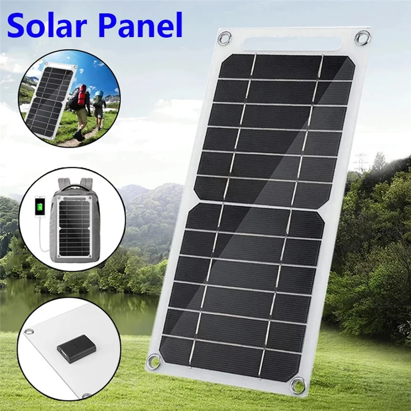 

YHOLI-5V 6W Solar Panel Portable Battery Panel Solar Charger Mobile Phone Mobile Power For Outdoor Hiking Camping Easy To Use