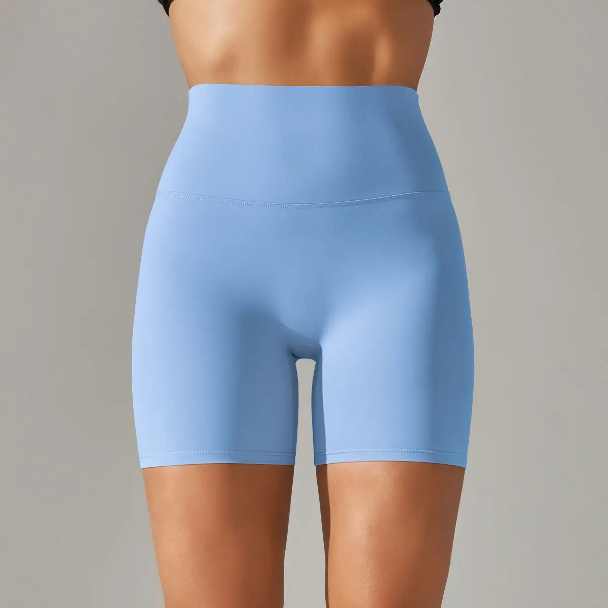 Short de sport moulant taille haute pour femme, legging de yoga doux, short de gym athlétique, squat verde, poupée de qualité, cyclisme