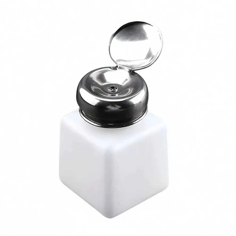 Anti Static Pump Dispenser Bottle Laboratory Liquid Container Square Solvent Cleaning Tool For Electronic Work